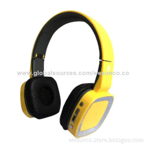 3-in-1 Wireless Headphone with LED Light, Various Colors are Available